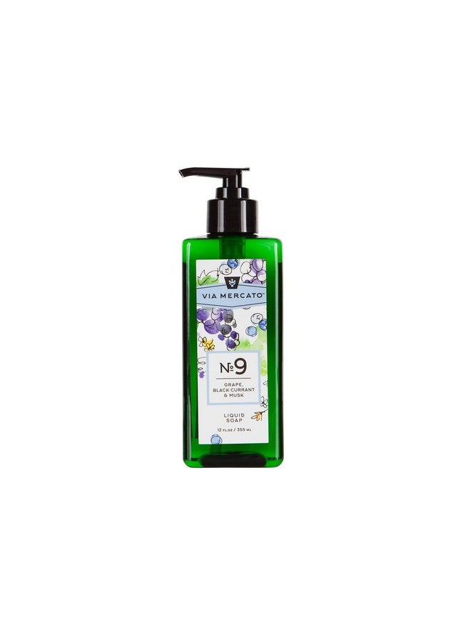 Via Mercato Liquid Soap Shea Butter Enriched (12 Oz) No. 9 Grape Black Currant & Musk  - Image 1