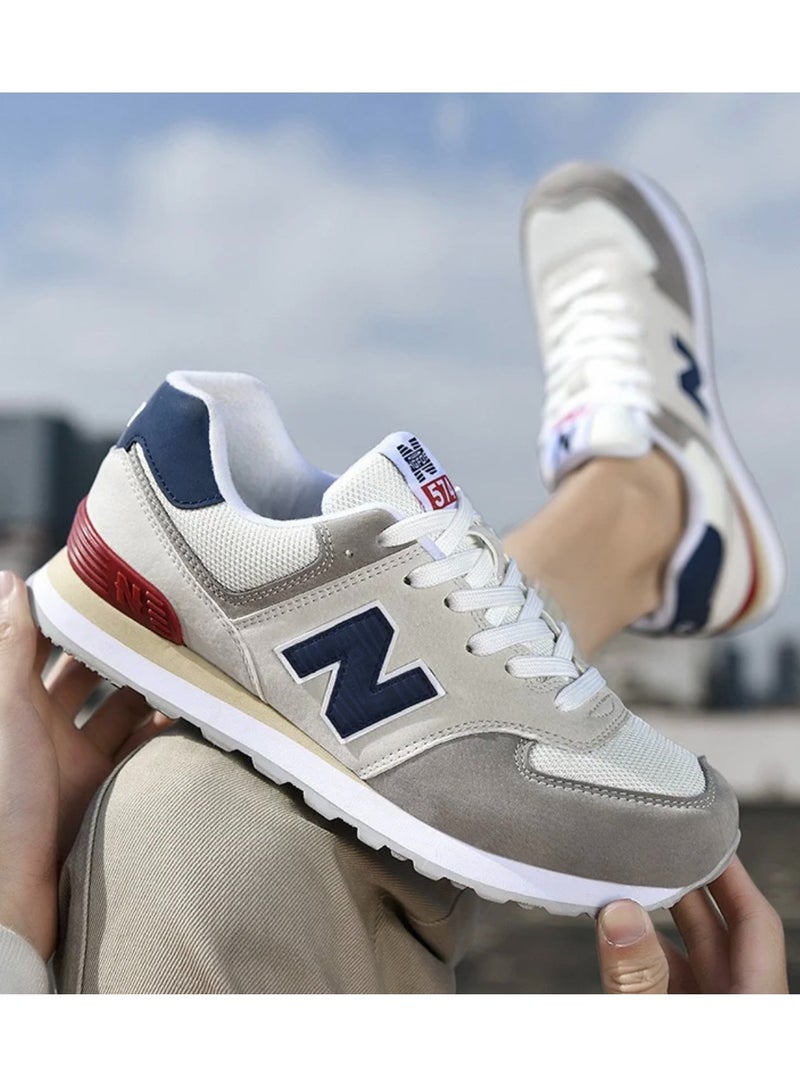 New Balance 574 Low Top Sneakers Blue/Red/Grey  - Image 2