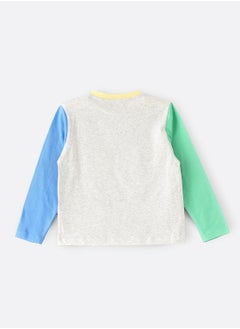JAM Knit f/slv  t-shirt with print at front  - Image 2