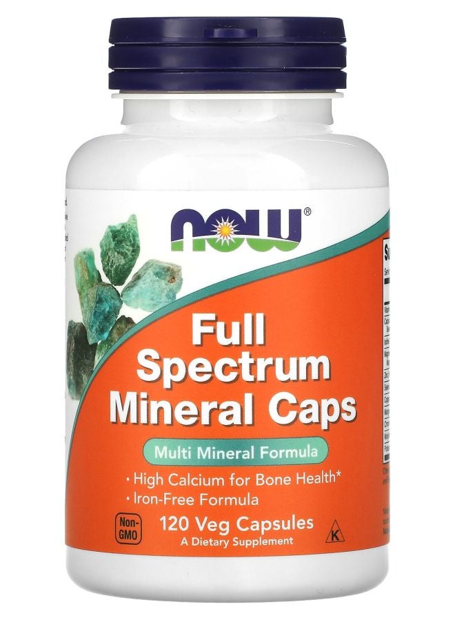 now Full Spectrum Mineral Caps 120 Veg Capsules
