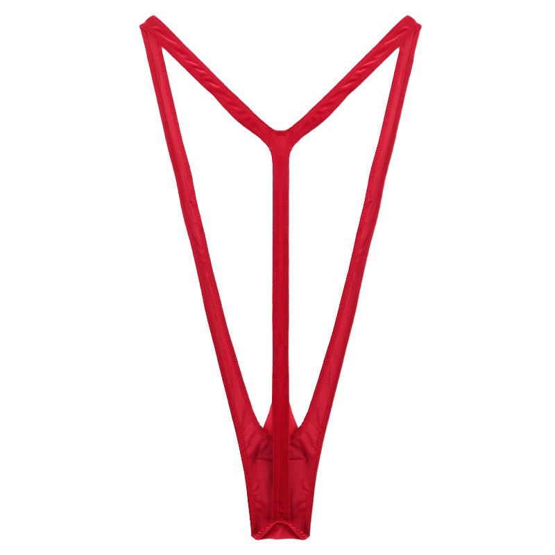 Yurui Lingerie New Deep V Santa Claus Strap Jumpsuit Elastic Jumpsuit - Image 5