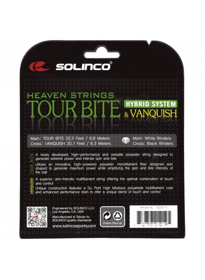 Solinco Solinco Tour Bite+Vanquish Hybrid Tennis String Set-16L+16  - Image 3