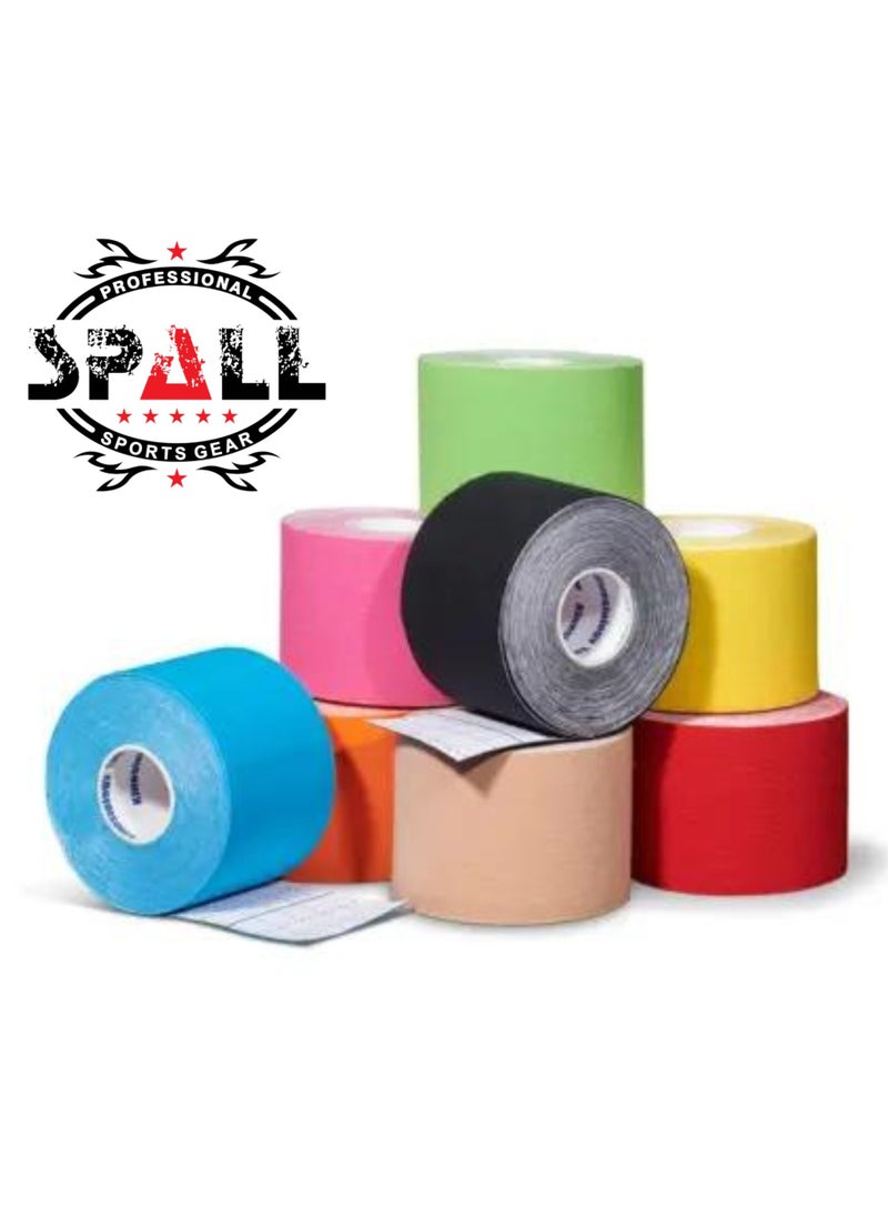 Kinesiology Pack of Muscle Pain Relief Tape Waterproof Breathable Kinesiology Tape, Athletic Elastic Kneepad Muscle Pain Relief Knee Taping for Gym, Fitness Running, Tennis, Swimming Football  - Image 1