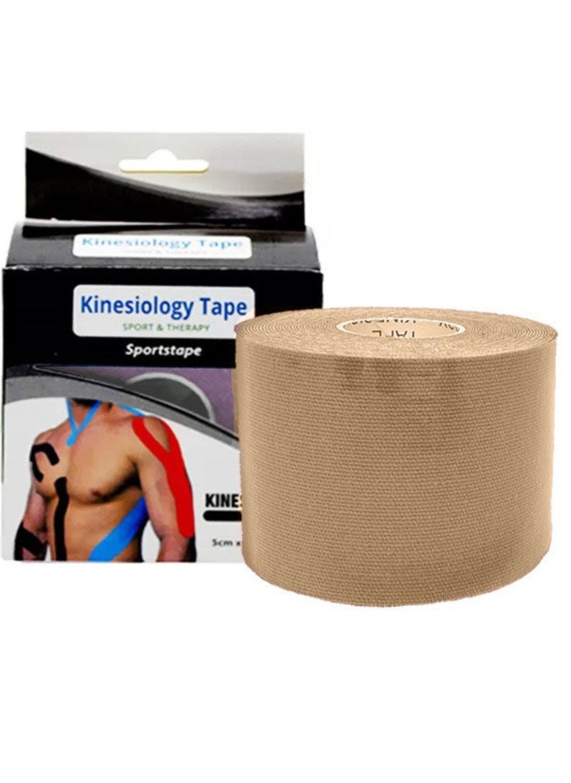 Kinesiology Pack of Muscle Pain Relief Tape Waterproof Breathable Kinesiology Tape, Athletic Elastic Kneepad Muscle Pain Relief Knee Taping for Gym, Fitness Running, Tennis, Swimming Football  - Image 2