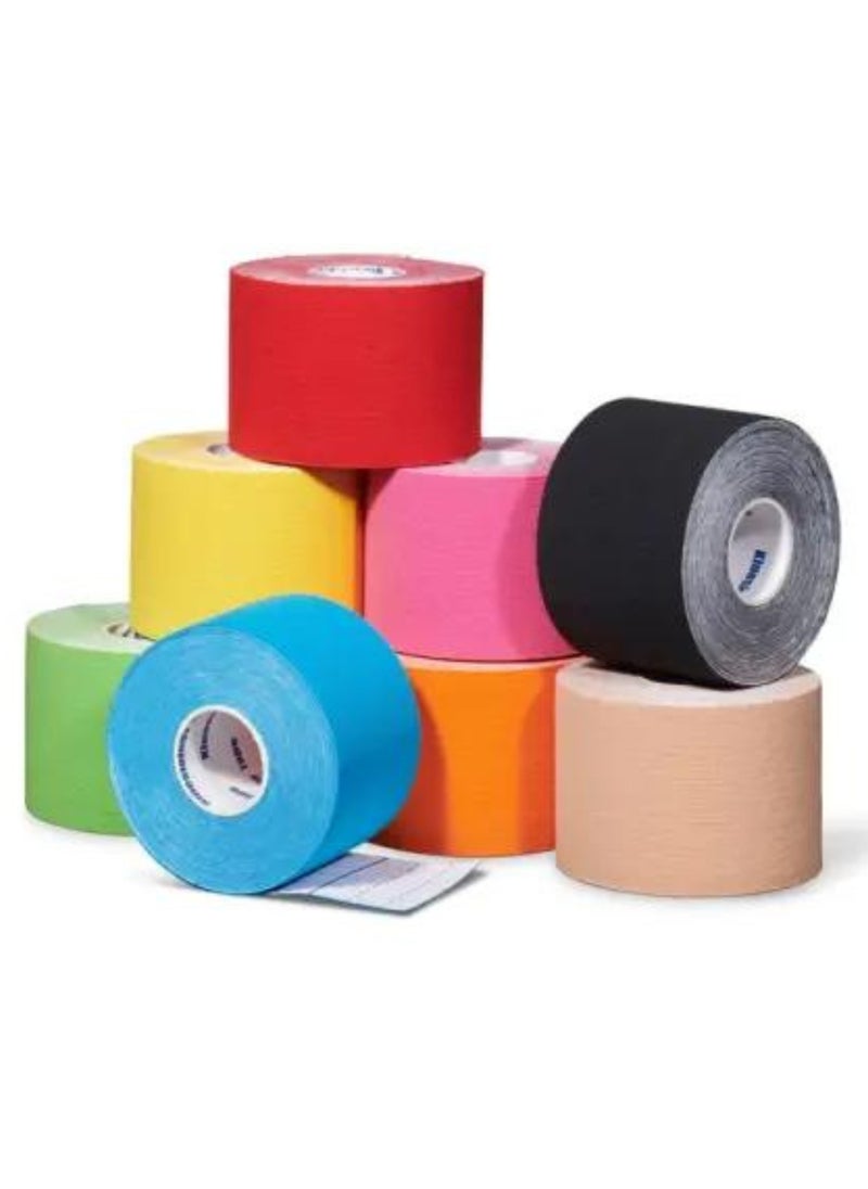 Kinesiology - Pack of Muscle Pain Relief Tape Waterproof Breathable Kinesiology Tape, Athletic Elastic Kneepad Muscle Pain Relief Knee Taping for Gym, Fitness Running, Tennis, Swimming Football - Image 1