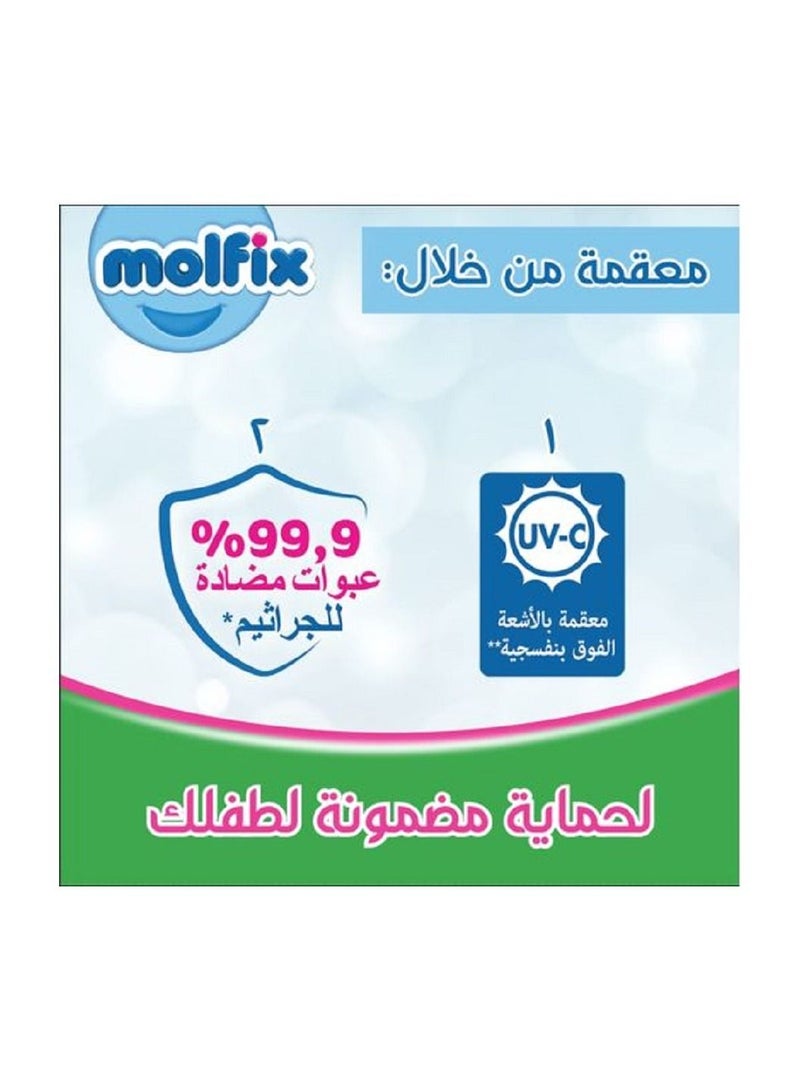 Molfix Diapers With 3D Technology - Jumbo Economy Pack 58 Pcs - Size 3 - Image 3