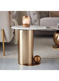 Gizza Marble Top End Table 45 x 48 x 45 cm