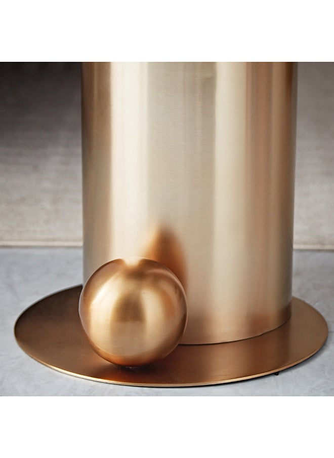 Home Box - Gizza Marble Top End Table 45 x 48 x 45 cm - Image 1