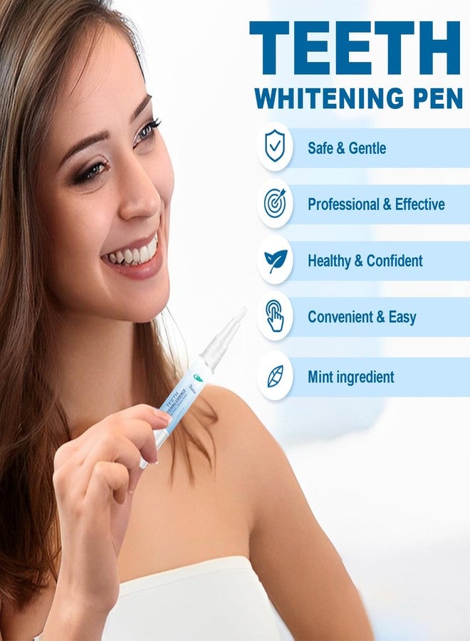 DRTRU Teeth Whitening Essence Pen - Reduces Teeth Stains and Yellowing, Travel-Friendly Tooth Whitening Pen with Mint Flavor, Gentle on Sensitive Teeth Care (3pcs - Image 2