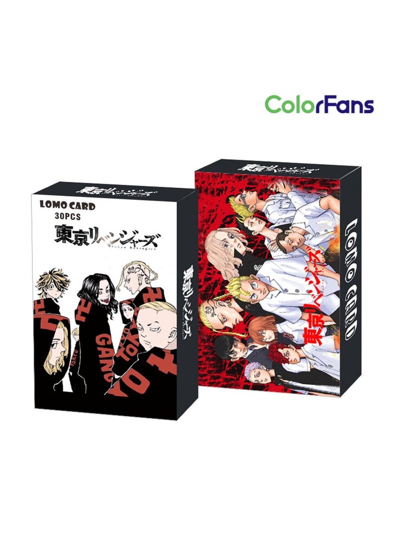 Color Fans 30 قطعة من بطاقات لومو أنيمي طوكيو ريفينجرز اللطيفة - Image 1