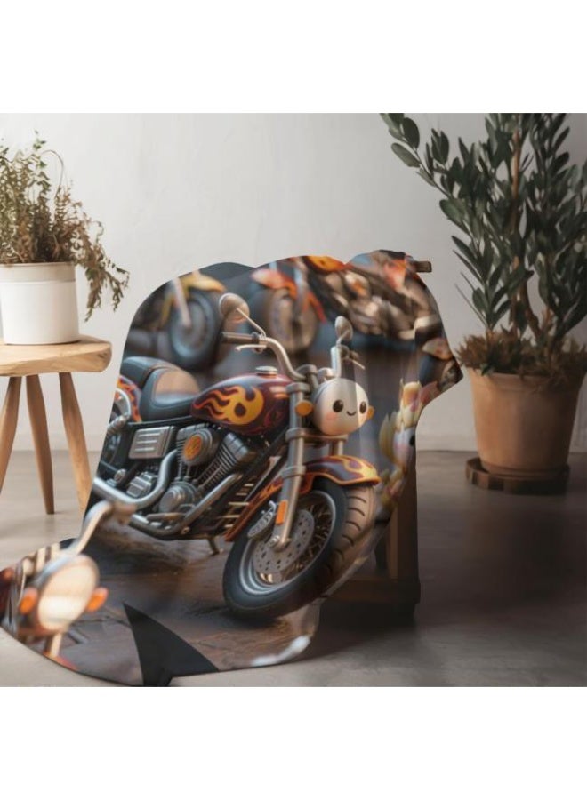 general Baby and children's cartoon flannel thin blanket (warm and comfortable, suitable for sleep, game use) 70cm*100cm - Image 4