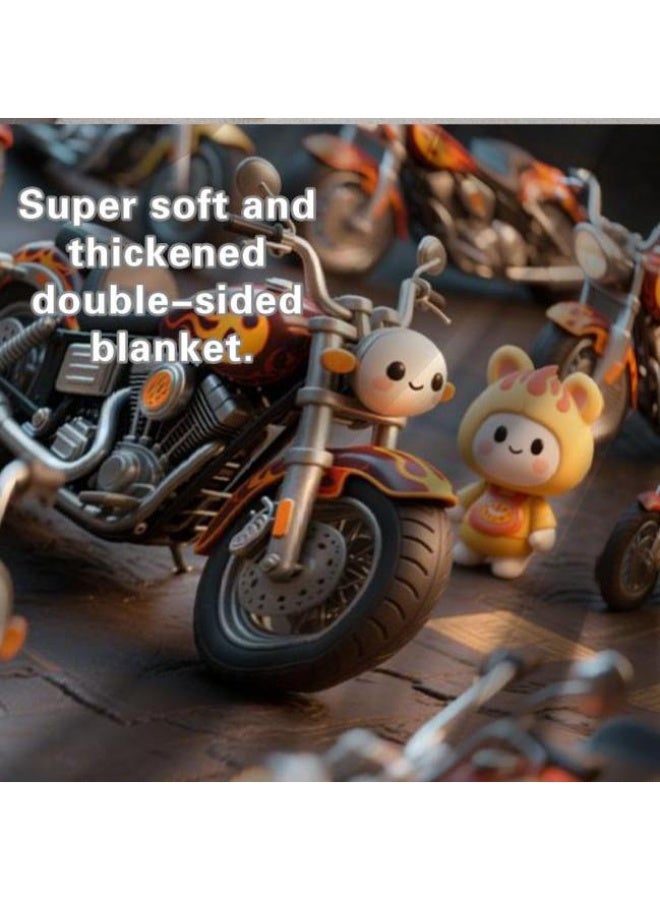 general Baby and children's cartoon flannel thin blanket (warm and comfortable, suitable for sleep, game use) 70cm*100cm - Image 1