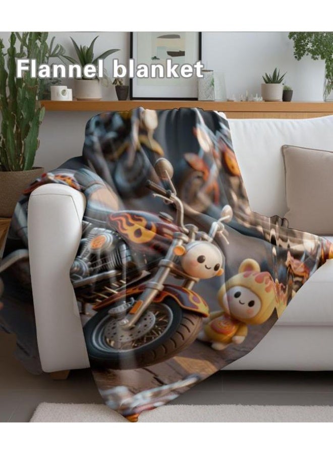 general Baby and children's cartoon flannel thin blanket (warm and comfortable, suitable for sleep, game use) 70cm*100cm - Image 5