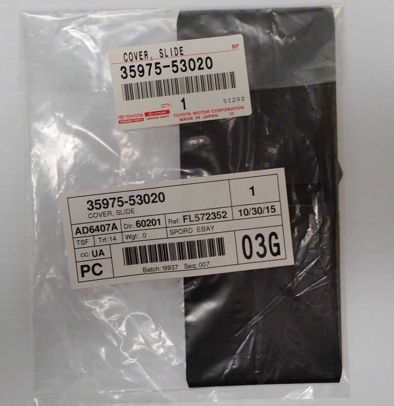 LEXUS Genuine Shift Console Slide Cover OEM 3597553020