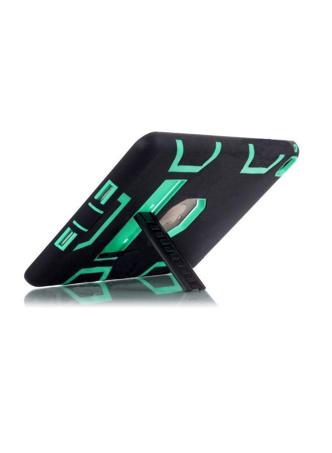 NIBEMINENT Hybrid Rigid Rubber Rugged Case Cover For Apple iPad Air 2 Black/Green - Image 3