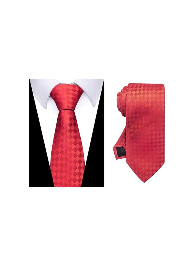 jaexest Tie For Men Necktie Woven Jacquard Neck Ties Set 6 PCS - Image 5