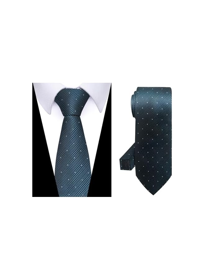 jaexest Tie For Men Necktie Woven Jacquard Neck Ties Set 6 PCS - Image 4