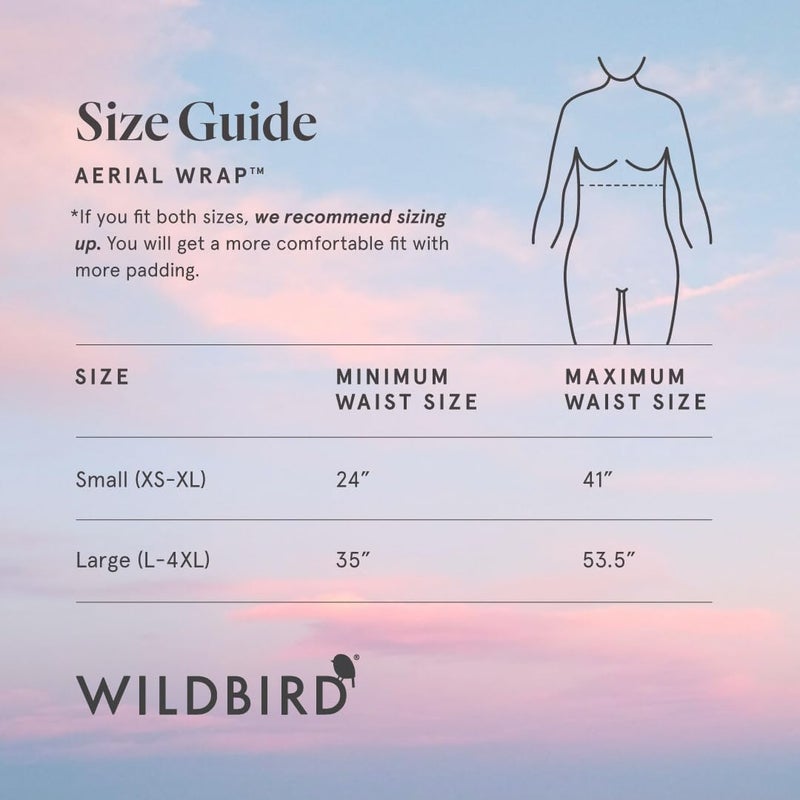 WildBird - Aerial Buckle Wrap - 0-6 Months - Large (L-4XL) Willow - Newborn Baby Carrier - Front Carry - Soft Fabric, Straps, Head Support, Padded Waist Belt - Baby Essentials - New Mom Gifts - Image 3