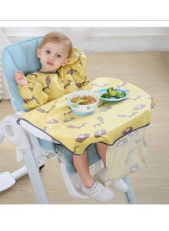 joybuy Baby Weaning Bibs, Waterproof Anti Dirty Feeding Bib for Babies Eating, High Chair Shirt Bib for Baby Weaning Supplies  - Image 1