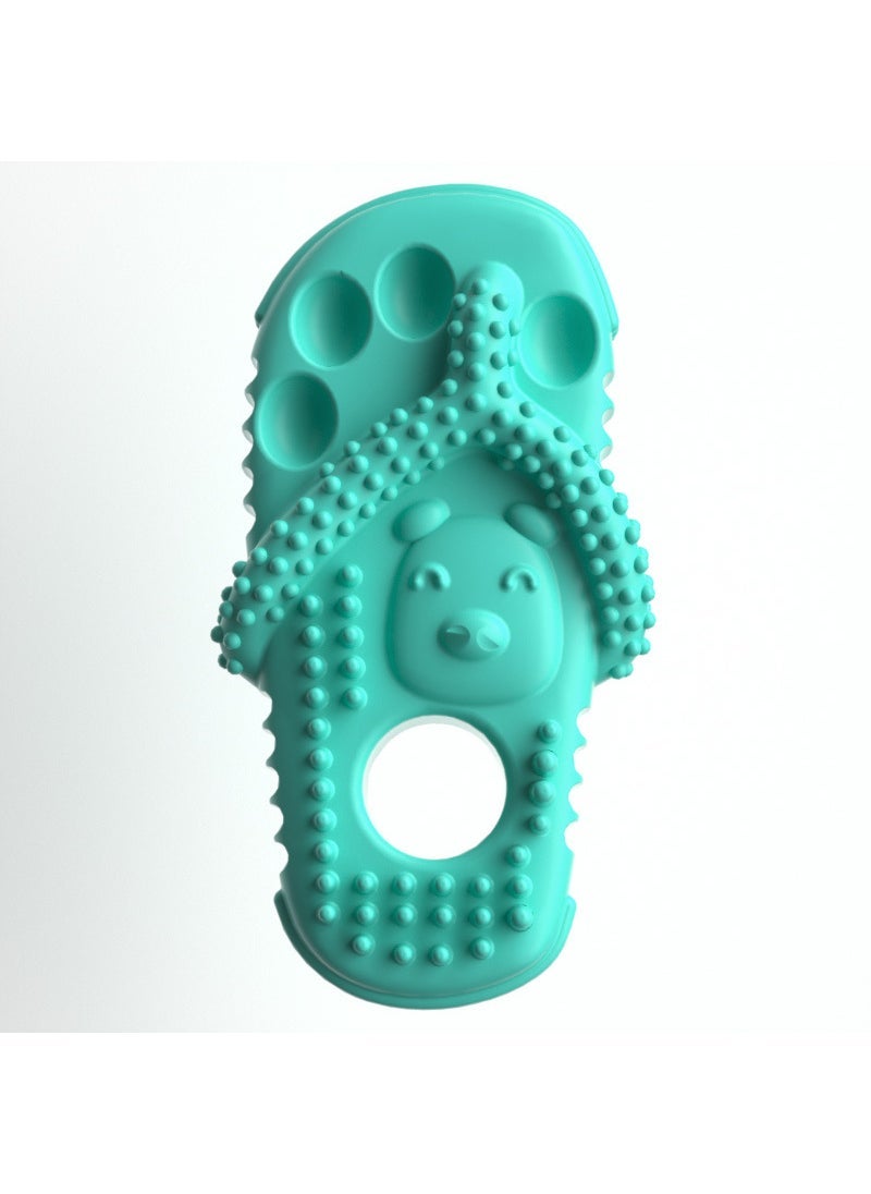 Generic New Pet Toys Bite Resistant Slippers TPR Bite Molar Dental Cleansing Multicolor Dog Toy Factory Wholesale big red 