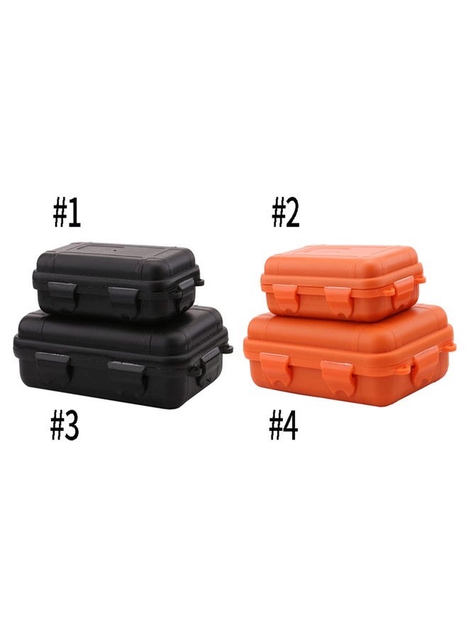 Restokki 2 Colors 2 Sizes Outdoor Small Tools Storage Box, Universal Plastic Box with Foam, Waterproof Storage Box Sealed Container Case, Camping Waterproof Phone Case Camera Case(L-Black) - Image 4