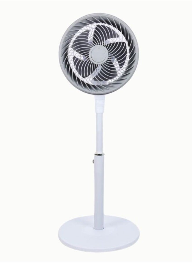 Stand fan with three speeds and five blades  silent operation