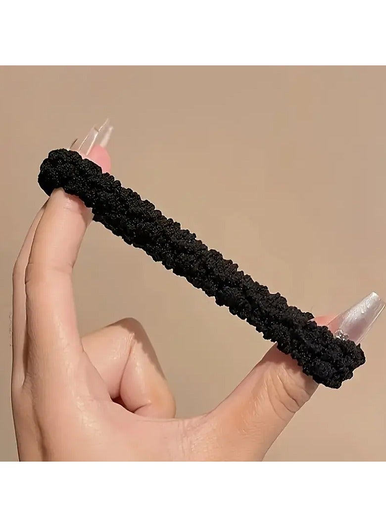 Ucanbe 10pcs Elegant Lady's Hair Accessories - Costume Makeup Essentials for Stylish Ponytails and Buns - High Elasticity Rubber Band, Versatile Hair Tie, Simple and Chic Headband for Women - Image 5