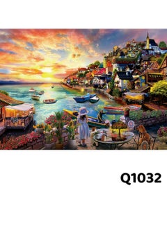 Generic 1000-Piece Large Jigsaw Puzzle – 70x50cm White Art Puzzle for Home & Café Décor, Stress Relief & Brain Training, Water-Resistant & Scratch-Resistant, Perfect Gift for Christmas, New Year, Thanksgiving, Easter & Family Gatherings  - Image 3