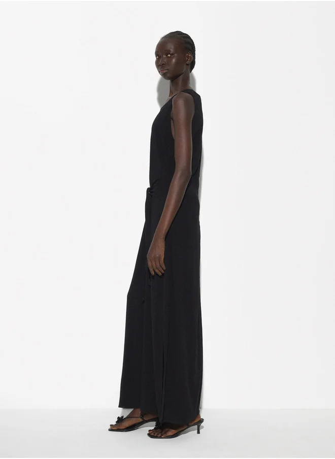 PARFOIS Long Dress With Knot