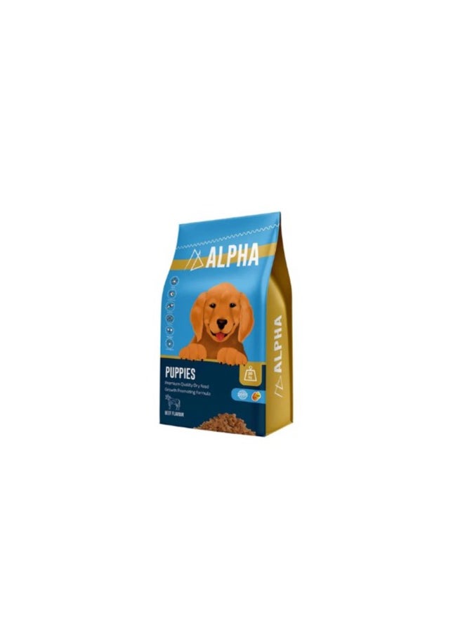 Alpha - Dry Food Beef Flavor for Puppies20 kg - Image 1