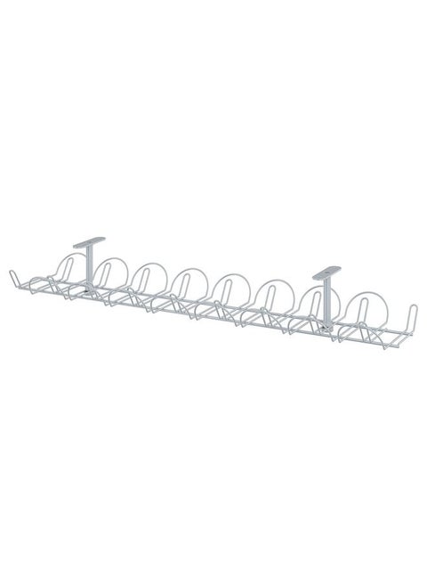 Cable Trunking Horizontal, Silver-Colour, 70 Cm