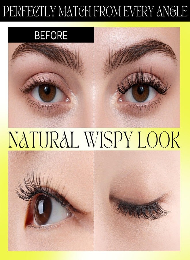 كاليليس رموش كاليليس المغناطيسية مع أداة تطبيق مطورة، رموش مغناطيسية ناعمة، مظهر طبيعي، طقم رموش مغناطيسية قابلة لإعادة الاستخدام، لا حاجة للغراء، سهلة الارتداء والإزالة (M01) - Image 2