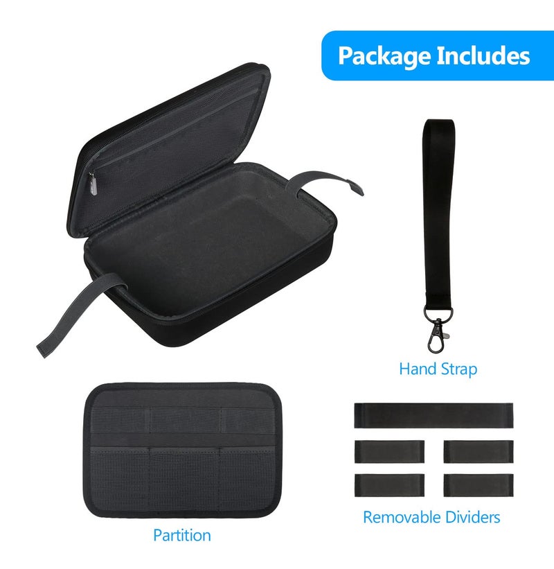 JSVER Hard Case for GoPro Cameras Carrying Case For Gopro Hero 13/12/11/10/9/8/7/AKASO EK7000/AKASO Brave 4 4K /Brave 7 LE/Brave 8/AKASO V50X /insta360 and Other Action Cameras - Image 5