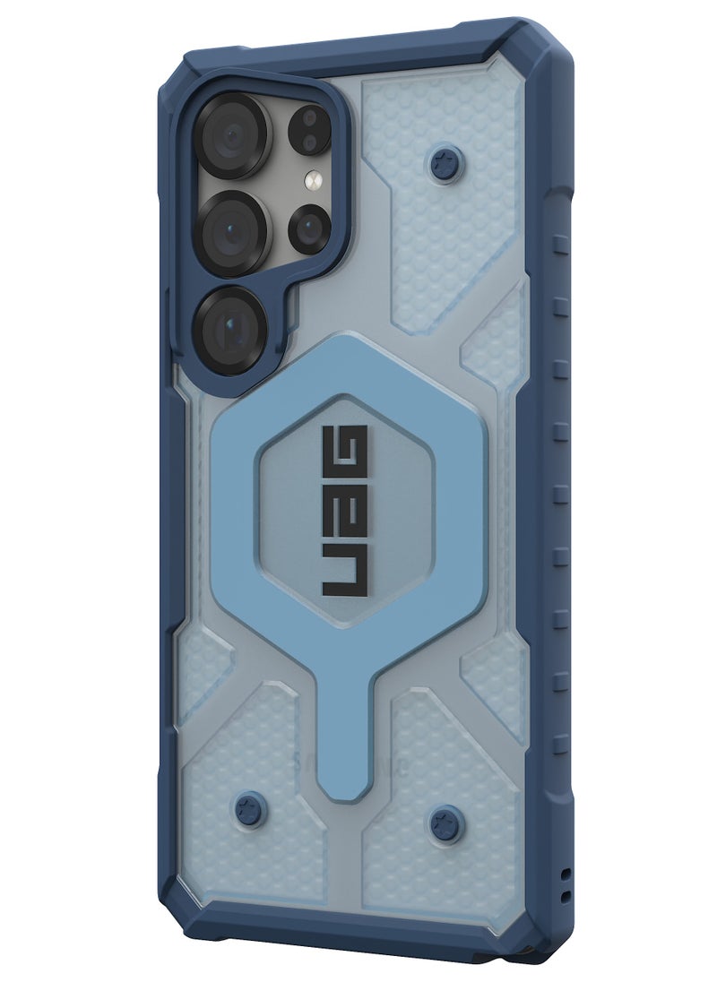 Urban Armor Gear UAG Pathfinder Clear [MagSafe] Samsung Galaxy S25 ULTRA Case Cover with Wrist [Lanyard] 18 Feet Drop tested - Blues  - Image 2