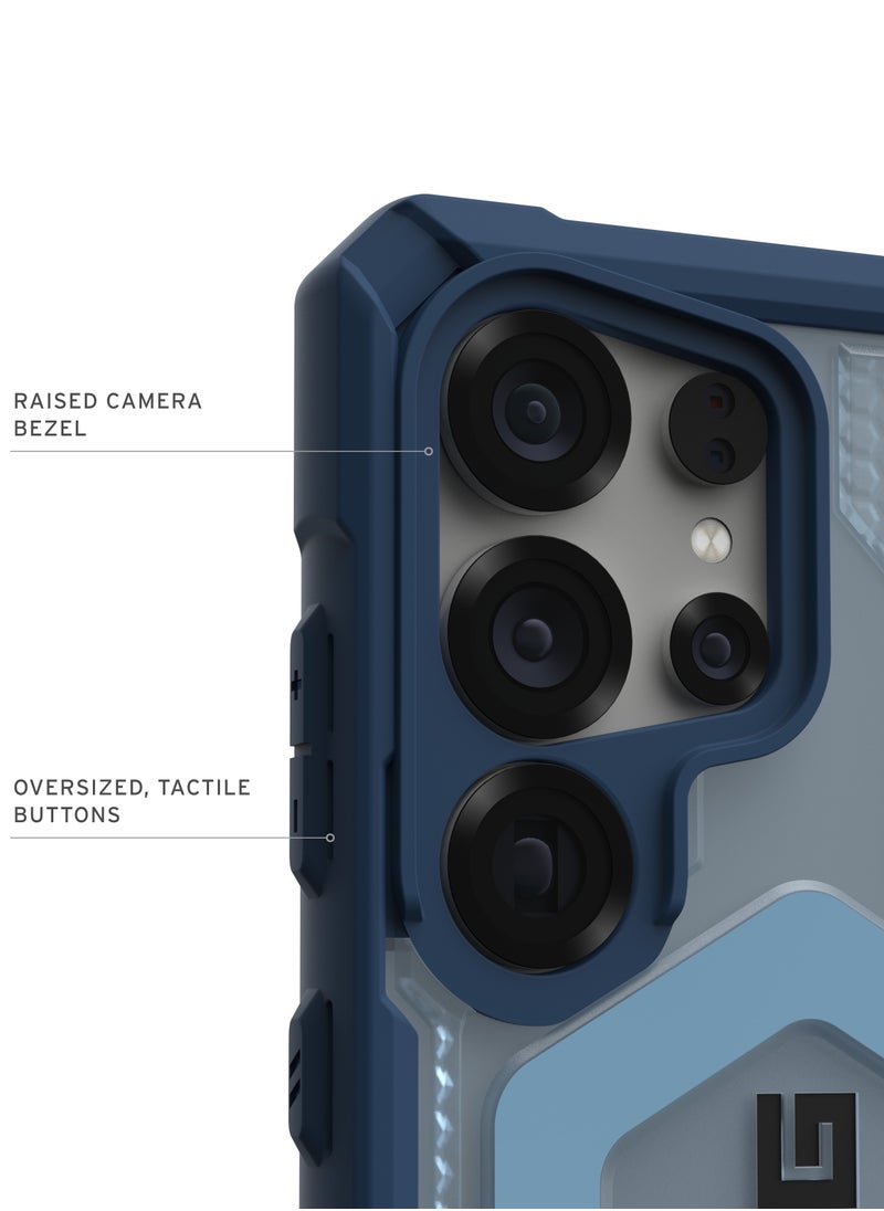 Urban Armor Gear UAG Pathfinder Clear [MagSafe] Samsung Galaxy S25 ULTRA Case Cover with Wrist [Lanyard] 18 Feet Drop tested - Blues  - Image 4