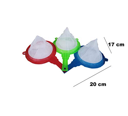 advancedestore Strainer, Washing Bowl for Fruits, Vegetables, Noodles, Pulses, Cereal Water Filter SEMI Pack of-6 - Image 3