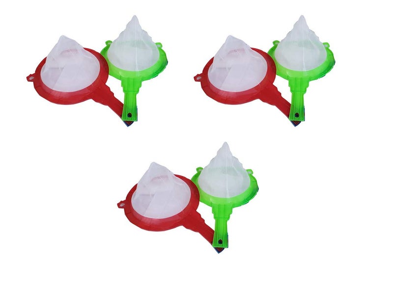 advancedestore Strainer, Washing Bowl for Fruits, Vegetables, Noodles, Pulses, Cereal Water Filter SEMI Pack of-6 - Image 1