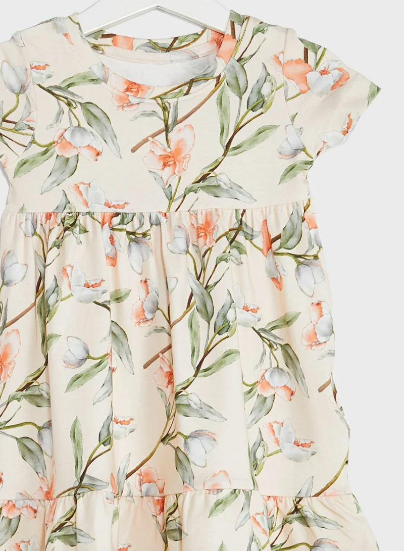 NAME IT Kids Flower Print Dress