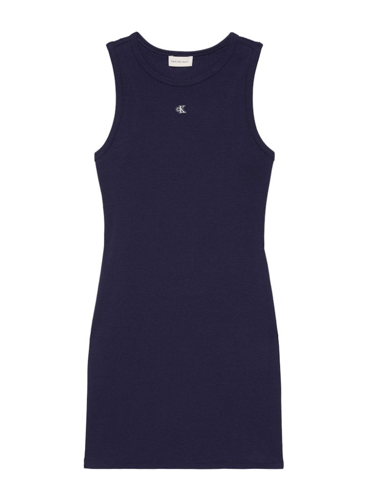 Calvin Klein Jeans Waffle Texture Mini Dress - Image 2