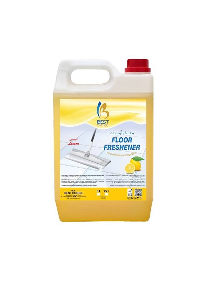 Best Choice Premium Lemon Scented Floor Freshener - 5 Liters - Image 1