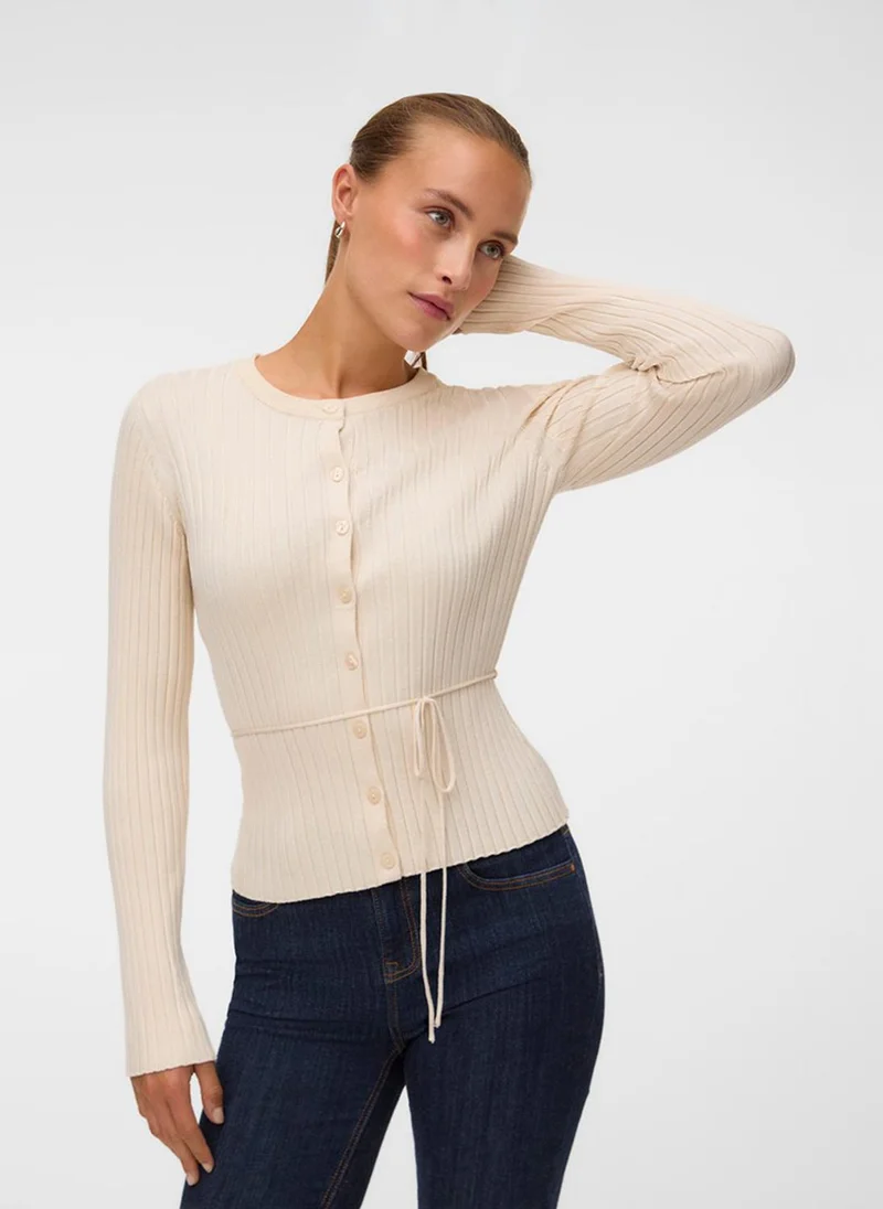فيرو مودا VMNAOMI Long Sleeve O-Neck Type Cardigan