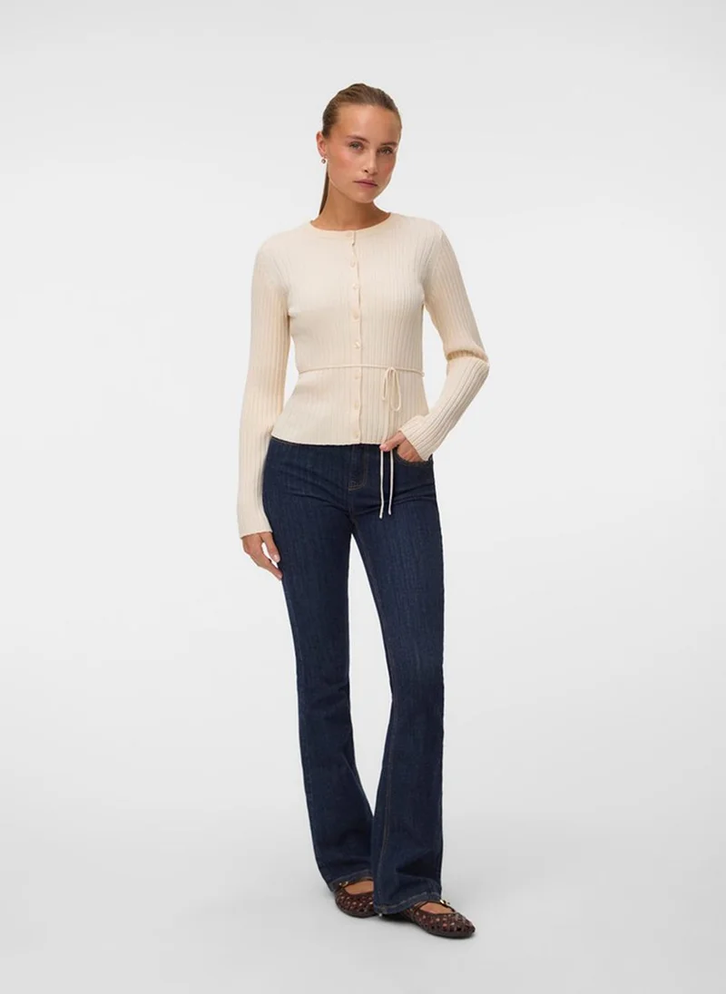 فيرو مودا VMNAOMI Long Sleeve O-Neck Type Cardigan