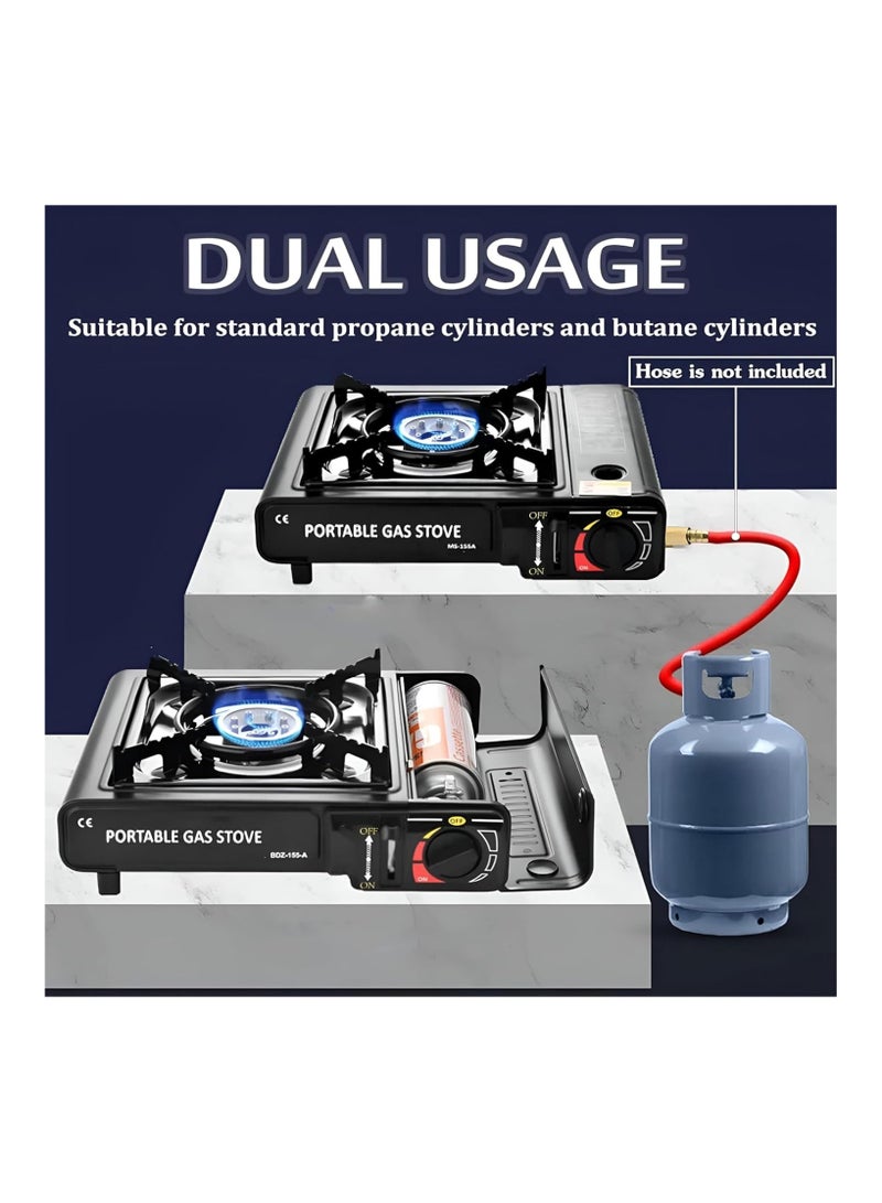 Bisbell Portable 2-in-1 Butane Burner | Outdoor Cooking Gas Stove for Camping & Picnic | Model BB3128 - Image 4