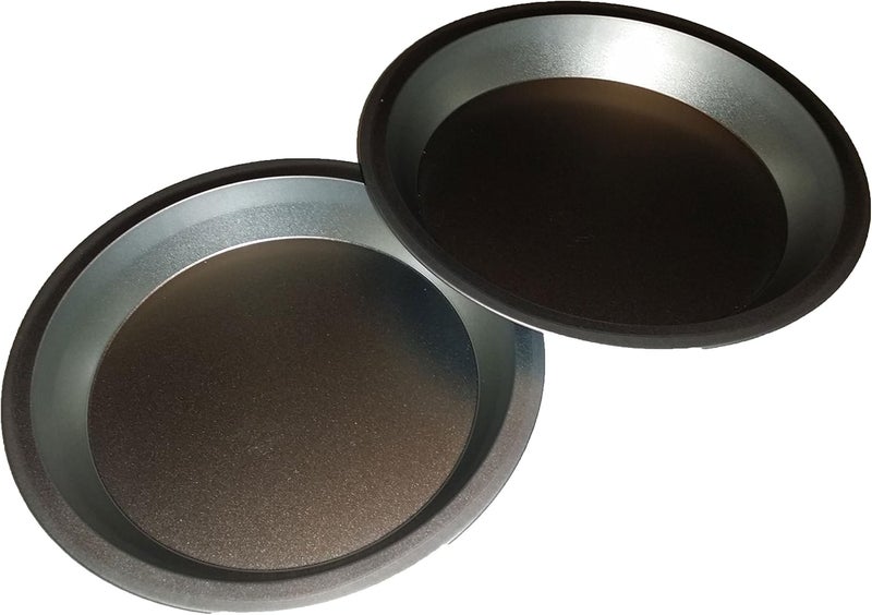 Cooking Concepts Two 9 inch Pie Pans a Heavy weight steel none stick bakeware set with even heating (Standard version) - Image 1
