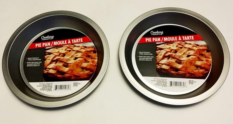 Cooking Concepts Two 9 inch Pie Pans a Heavy weight steel none stick bakeware set with even heating (Standard version) - Image 2