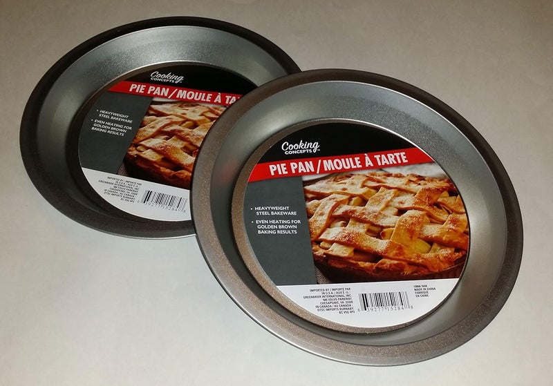 Cooking Concepts Two 9 inch Pie Pans a Heavy weight steel none stick bakeware set with even heating (Standard version) - Image 4