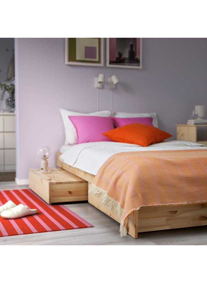 erorex Throw, bright orange/pink, 130x170 cm - Image 5