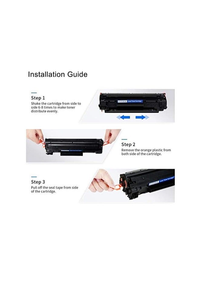 78A Toner Cartridge for LaserJet Pro M1536dnf, M1537dnf, M1538dnf, M1539dnf, P1566, and P1606dn BLACK