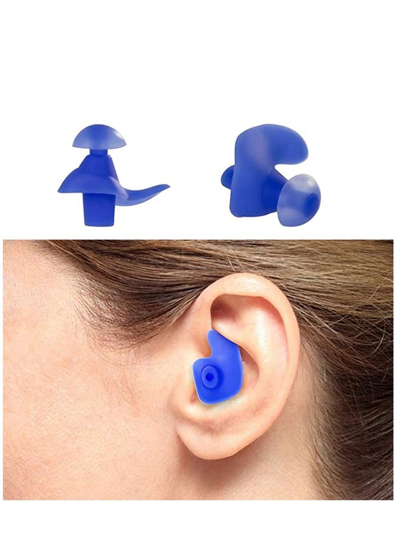 Swimming Nose Clips and Earplugs Set, 6 Pieces Headband Ear Plugs Clip Protector Swim for Kids Adults Children Training Beginners Competitions