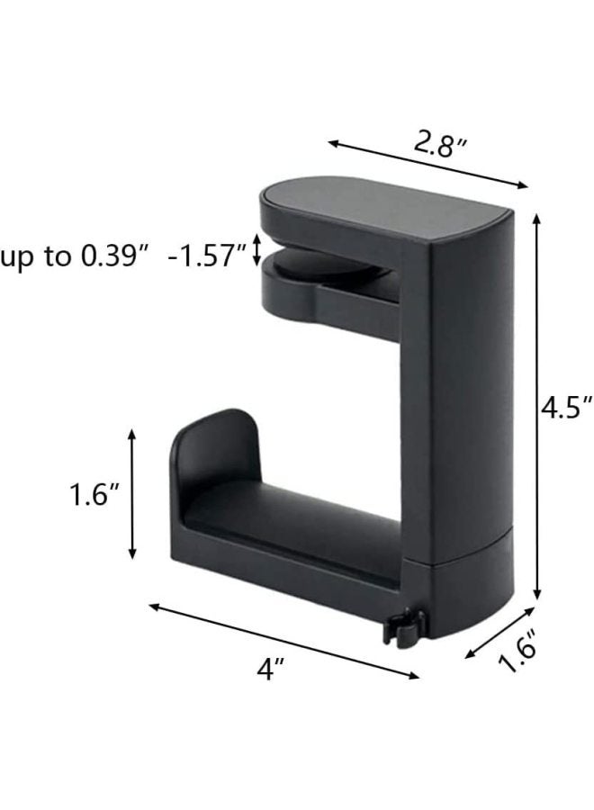 Private Mold Punch-free Table Clip-on Hook Headset Ear Stand 360-degree Rotating Headset Bracket Sundries Storage Hanging - Image 5